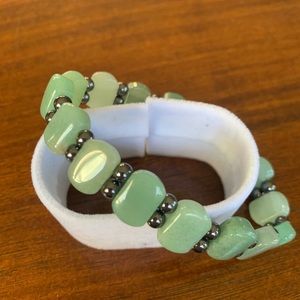 Aventurine and Hematite Bracelet